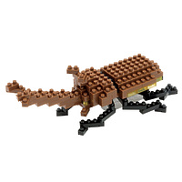 Мини-конструктор Nanoblock (Наноблок) "Жук-Носорог", 100 элементов