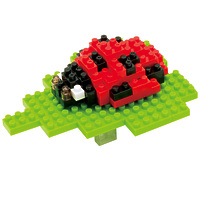 Мини-конструктор Nanoblock (Наноблок) "Божья Коровка", 100 элементов