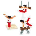 Мини-конструктор Nanoblock Спорт (Наноблок) "Гимнастика", 150 элементов
