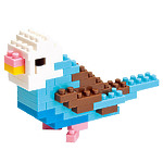 Мини-конструктор Nanoblock (Наноблок) "Волнистый Попугайчик", 80 элементов