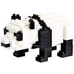 Мини-конструктор Nanoblock (Наноблок) "Панда", 150 элементов