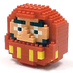 Мини-конструктор Nanoblock (Наноблок) "Кукла Дарума", 185 элементов