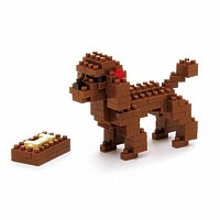 Мини-конструктор Nanoblock (Наноблок) "Пудель", 120 элементов