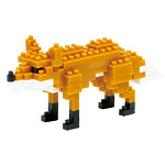 Мини-конструктор Nanoblock (Наноблок) "Лиса", 120 элементов