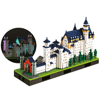 Мини-конструктор Nanoblock (Наноблок) "Большой Замок Deluxe", 5800 элементов