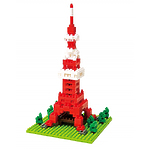 Мини-конструктор Nanoblock (Наноблок) "Телебашня Tokyo Tower", 280 элементов