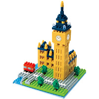 Мини-конструктор Nanoblock (Наноблок) "Биг-Бен", 460 элементов