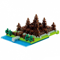 Мини-конструктор Nanoblock (Наноблок) "Ангкор-Ват", 350 элементов