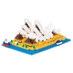 Мини-конструктор Nanoblock (Наноблок) "Сиднейский оперный театр" 430 элементов