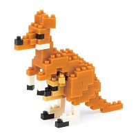 Мини-конструктор Nanoblock (Наноблок) "Кенгуру" 110 элементов