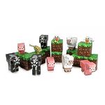 Бумажный конструктор "Minecraft Papercraft" Игровой мир "Дружелюбные мобы" 30 деталей