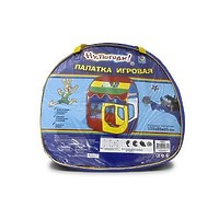 Детская игровая палатка в сумке "Ну, погоди!" 125x85x85см