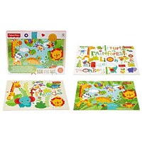 Деревянный пазл 3 в 1 Fisher Price "Животные"