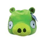Декоративная подушка Angry Birds "Зеленая свинка Green pig", 25см
