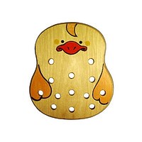 Развивающая игрушка «Шнуровка «Утенок», массив