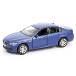 Машина металлическая "BMW M5", инерционная, голубой матовый цвет