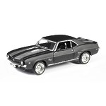 Машина металлическая "Chevrolet Camaro 1969", инерционная, серый матовый цвет
