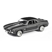 Машина металлическая "Chevrolet Camaro 1969", инерционная, серый матовый цвет