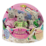 Игровой набор Li'l Woodzeez "Семейка Мышей" 4 шт. в наборе с книжкой