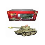 Игрушка радиоуправляемая "Танк Т34" звуковые и световые эффекты