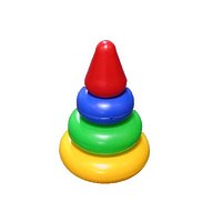 Развивающая игрушка "Пирамидка. Малышок 3К"