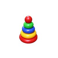 Развивающая игрушка "Пирамидка. Малышок 4Ш"