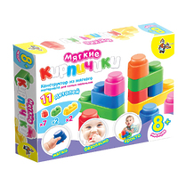 Конструктор мягкий, 11 деталей