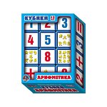 Набор кубиков "Арифметика", 12 штук