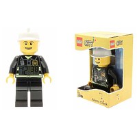 Будильник Lego City, минифигура Fireman (Пожарный)