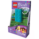 Брелок-фонарик для ключей Lego Friends, цвет лазурный, лиловый, лайм
