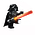 Игрушка-минифигура Lego Darth Vader (Дарт Вейдер) c батарейками