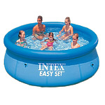 Надувной бассейн Intex "Easy Set", DVD диск, 457х84 см