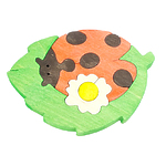 Развивающая игрушка "Божья коровка с ромашкой" с красками