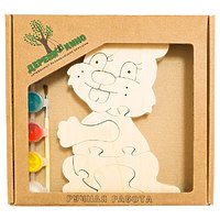 Развивающая игрушка "Бобер" с красками