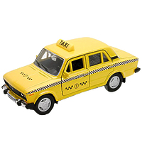 Коллекционная модель машины "Lada 2106. Такси" 1:34-39