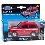 Коллекционная модель машины "Lada 4x4. Пожарная охрана" 1:34-39